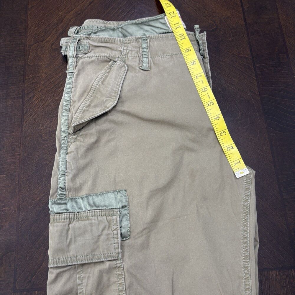 Vintage Abercrombie & Fitch Baggy Cargo Pants Womens Sz 10 Paratrooper 90s Y2K - Picture 8 of 10